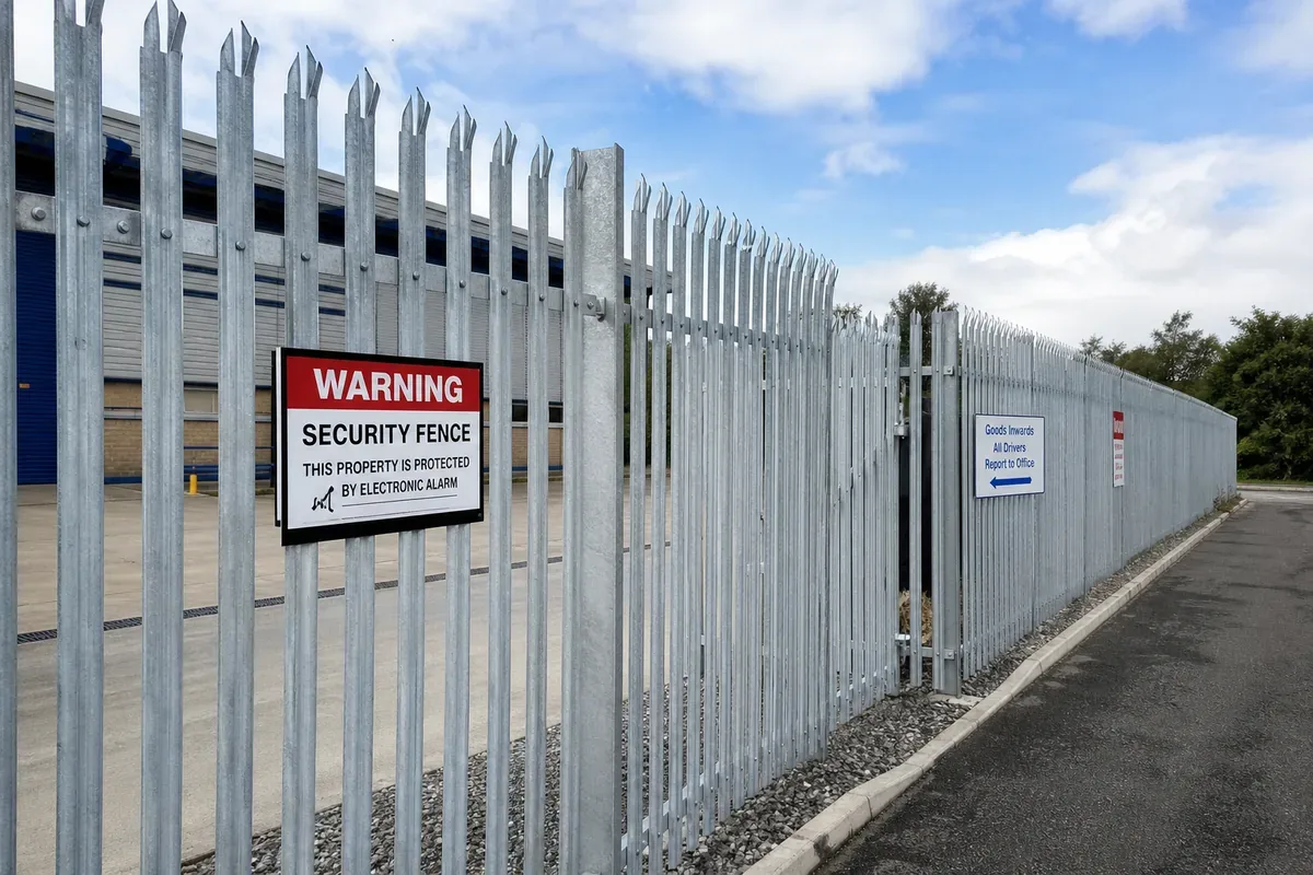 Security fencing installation in Bolton